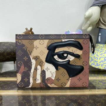 ルイヴィトン LOUISVUITTON 057-M82589K 2023年最新入荷 ポシェット ヴォワヤージュ MM ポーチ 手持ちかばん クラッチバッグ メンズかばん