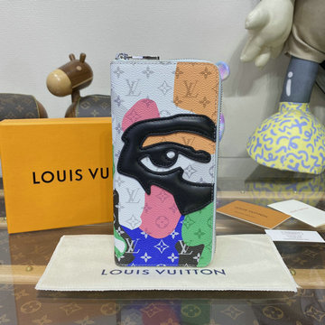 ルイヴィトン LOUISVUITTON 057-M82590 2023年最新入荷 ジッピーウォレット ヴェルティカル ファスナー長財布 ロングウォレット カード入れ 札入れ