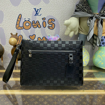 ルイヴィトン LOUISVUITTON 057-N40504  2023年最新入荷 テイクオフ ポーチ ストラップ付き 手持ちかばん キャリーバッグ ビジネスバッグ メンズかばん