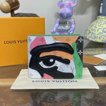 ルイヴィトン LOUISVUITTON 057-M82573B 2023年最新入荷 ポルトフォイユ ミュルティプル 二つ折り短財布 ショートウォレット 札入れ カードポケット
