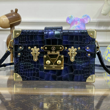 ルイヴィトン LOUISVUITTON 057-N93823 2023年最新入荷 プティット マル トランクバッグ 斜め掛け ショルダーバッグ クロスボディバッグ スクエアバッグ