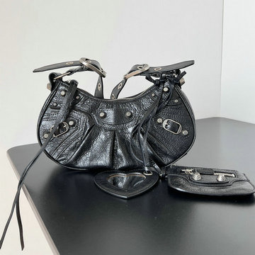 商品名称：バレンシアガ BALENCIAGA 025-BA671309PBK 2023年最新入荷 LE CAGOLE スモール ショルダーバッグ レディースかばん ホーボーバッグ クロスボディバッグ