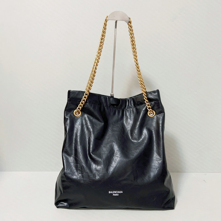 バレンシアガ BALENCIAGA  025-BA742941BK 2023年最新入荷 CRUSH ミディアム トートバッグ ウィメンズ ハンドバッグ ショルダーバッグ レディースかばん