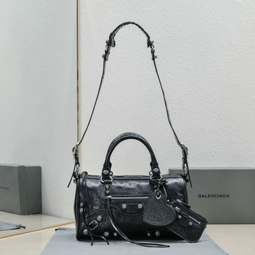 バレンシアガ BALENCIAGA 025-BA743356DBK 2023年最新入荷 LE CAGOLE ダッフルバッグ トートバッグ 2way ショルダーバッグ クロスボディバッグ