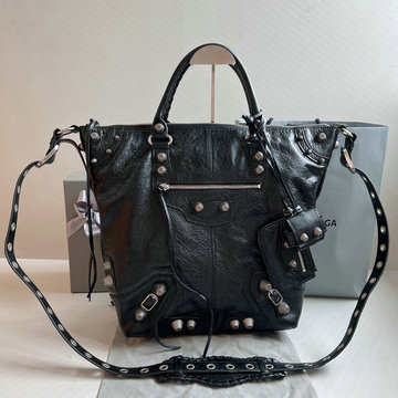 バレンシアガ BALENCIAGA 025-BA7190672BK 2023年最新入荷 LE CAGOLE ミディアム トートバッグ ハンドバッグ ショルダーバッグ クロスボディバッグ