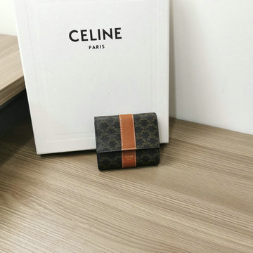 商品名称：セリーヌ CELINE 025-CE10D572BKF 2023年最新入荷 スモール トリフォールドウォレット 三つ折り短財布 ショートウォレット 札入れ カード入れ コイン入れ