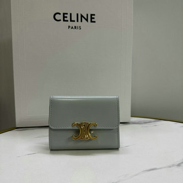 商品名称：セリーヌ CELINE 025-CE10I653PRL 2023年最新入荷 コイン入れ付きコンパクトウォレット 三つ折り短財布 ショートウォレット 小銭入れ カード入れ