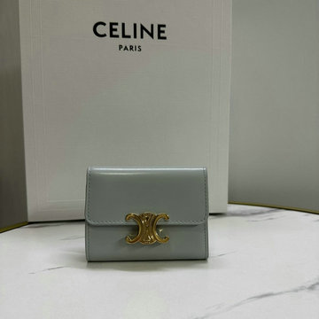 セリーヌ CELINE 025-CE10I653PRL 2023年最新入荷 コイン入れ付きコンパクトウォレット 三つ折り短財布 ショートウォレット 小銭入れ カード入れ