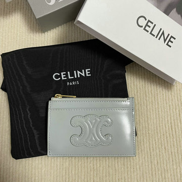 セリーヌ CELINE 025-CE10K583HL 2023年最新入荷 ジップ付きカードホルダー カードケース コインケース ショートウォレット 短財布