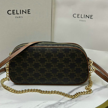 セリーヌ CELINE 025-CE114122BKF 2023年最新入荷 スモール ポーチ 斜め掛け ショルダーバッグ クロスボディバッグバッグ