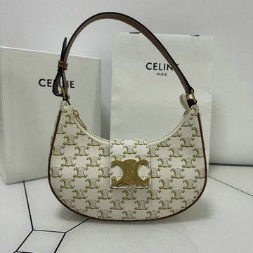 セリーヌ CELINE 025-CE114493BBS 2023年最新入荷 ミディアム AVA アヴァ トリオンフ バッグ ホーボーバッグ 肩掛け ショルダーバッグ