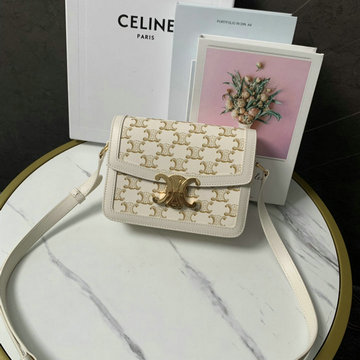 セリーヌ CELINE 025-CE188882BBS 2023年最新入荷 ティーン トリオンフバッグ 斜め掛け ショルダーバッグ クロスボディバッグ レディースかばん