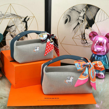 商品名称：エルメス HERMES 025-HE6627MPBS 2023最新入荷 Trousse Bride-A-Brace ハンドバッグ お弁当袋 クーラーバッグ ボストンバッグ トートバッグ