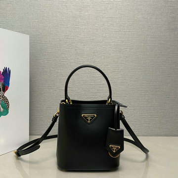 プラダ PRADA 025-PD1BA373BK 2023年最新入荷 パニエ ミニバッグ トートバッグ トップハンドルバッグ ハンドバッグ 2way 斜め掛け ショルダーバッグ