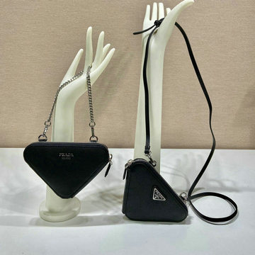 商品名称：プラダ PRADA 025-PD1NR015BK 2023年最新入荷 ミニ ポーチ 斜め掛け ショルダーバッグ クロスボディバッグ