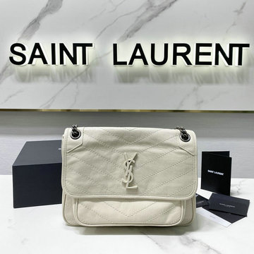 イヴサンローラン Saint laurent YSL 025-YSL498894NB 2023年最新入荷 ニキ ベビー フラップバッグ 斜め掛け ショルダーバッグ クロスボディバッグ