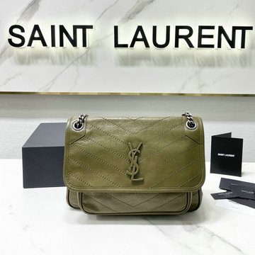 イヴサンローラン Saint laurent YSL 025-YSL498894NG 2023年最新入荷 ニキ ベビー フラップバッグ 斜め掛け ショルダーバッグ クロスボディバッグ