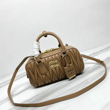 ミュウミュウ MIUMIU 025-MM5BB142XS 2023最新入荷 アルカディ トップハンドルバッグ トートバッグ ハンドバッグ 2way 斜め掛け ショルダーバッグ