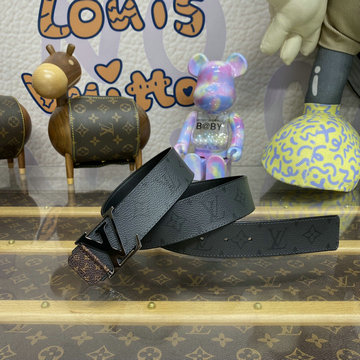 ルイヴィトン LOUISVUITTON 057-M0285L 2023年最新入荷 サンチュール LVイニシャル 40MM リバーシブル ベルト メンズ用 カーフレザー