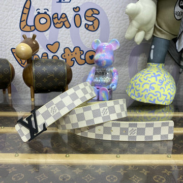 ルイヴィトン LOUISVUITTON 057-M0569K 2023年最新入荷 サンチュール LVイニシャル 40MM リバーシブル ベルト メンズ用 カーフレザー