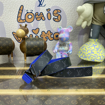 ルイヴィトン LOUISVUITTON 057-M0720L  2023年最新入荷 サンチュール LVイニシャル 40MM リバーシブル ベルト メンズ用 カーフレザー