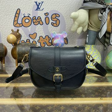ルイヴィトン LOUISVUITTON 057-M23469 2023年最新入荷 ソミュール BB フラップバッグ 斜め掛け ショルダーバッグ クロスボディバッグ エピレザー
