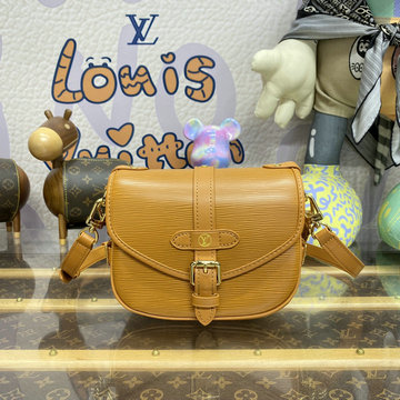 ルイヴィトン LOUISVUITTON 057-M23471 2023年最新入荷 ソミュール BB フラップバッグ 斜め掛け ショルダーバッグ クロスボディバッグ エピレザー