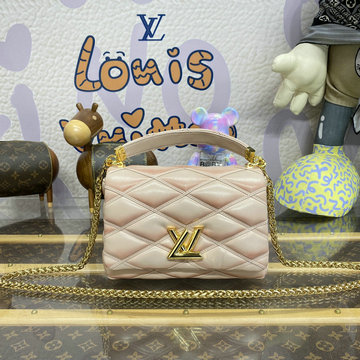 ルイヴィトン LOUISVUITTON 057-M23568 2023年最新入荷 GO-14 MM トップハンドルバッグ フラップバッグ 斜め掛け ショルダーバッグ クロスボディバッグ