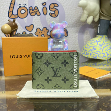 ルイヴィトン LOUISVUITTON 057-M82798G 2023年最新入荷 ポルトフォイユ スレンダー 二つ折り短財布 ショートウォレット 札入れ カードポケット