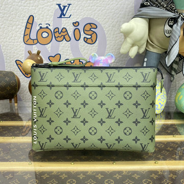ルイヴィトン LOUISVUITTON 057-M82800 2023年最新入荷 ポシェット ヴォワヤージュ スープル ポーチ 手持ちかばん クラッチバッグ メンズかばん