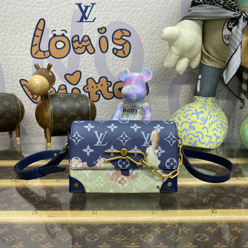 ルイヴィトン LOUISVUITTON 057-M82900L 2023年最新入荷 スティーマー ウェアラブル ウォレット フラップバッグ 斜め掛け ショルダーバッグ クロスボディバッグ