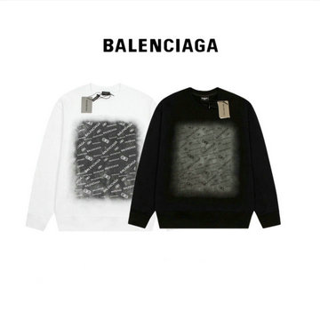 バレンシアガ BALENCIAGA MS-WYBA23008 2023年秋冬最新入荷 スウェットシャツ ロングスリーブ トップス 長袖 クルーネック カジュアル 男女兼用