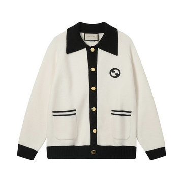 商品名称：グッチ GUCCI MS-MYGG230082023年秋冬最新入荷 カーディガン ロングスリーブ セーター ボタン クロージャー ウールニット Vネック ボタン開閉式