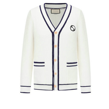 商品名称：グッチ GUCCI MS-MYGG23011 2023年秋冬最新入荷 カーディガン ロングスリーブ セーター ボタン クロージャー ウールニット Vネック ボタン開閉式