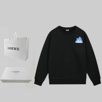ロエベ LOEWE MS-WYLE23003 2023年秋冬最新入荷 スウェットシャツ ロングスリーブ トップス 長袖 クルーネック カジュアル 男女兼用