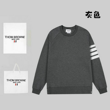 トム ブラウン Thom Browne MS-WYTB23002 2023年秋冬最新入荷 スウェットシャツ ロングスリーブ トップス 長袖 クルーネック カジュアル 男女兼用