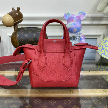 ロロ ピアーナ Loro piana 057-LP1288RD 2023年最新入荷 荷 Happy Day ミニバッグ トップハンドルバッグ トートバッグ 斜め掛け ショルダーバッグ