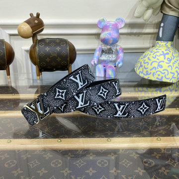 ルイヴィトン LOUISVUITTON 057-M0636 2023年最新入荷 ベルト メンズ用 リバーシブル ワイドベルト ウェストベルト 幅4cm カーフレザー
