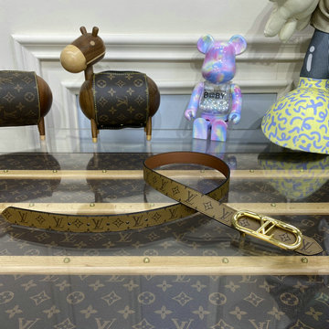 ルイヴィトン LOUISVUITTON 057-M0706Y 2023年最新入荷 ベルト LV チェーン 25MM リバーシブル ウィメンズベルト レディース ウェストベルト