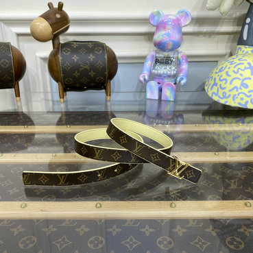 ルイヴィトン LOUISVUITTON 057-M0702X 2023年最新入荷 ベルト LV アイコニック 20MM リバーシブル ウィメンズベルト レディース ウェストベルト カーフレザー