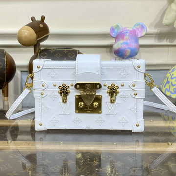 ルイヴィトン LOUISVUITTON 057-M20847 2023年最新入荷 プティット マル トランクバッグ 斜め掛け ショルダーバッグ クロスボディバッグ スクエアバッグ