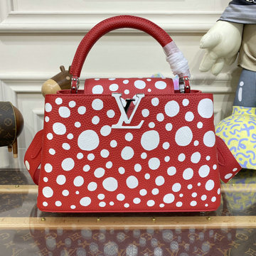 ルイヴィトン LOUISVUITTON M21692D 2023年最新入荷 LV x YK カプシーヌ PM トップハンドルバッグ トートバッグ 2way ショルダーバッグ