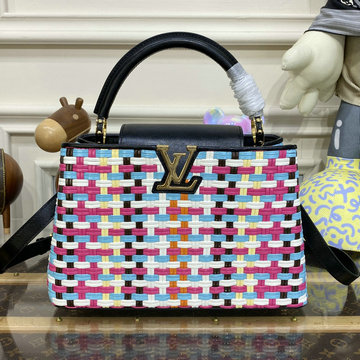 ルイヴィトン LOUISVUITTON 057-M22270D 2023年最新入荷 LV x YK カプシーヌ PM トップハンドルバッグ トートバッグ 2way ショルダーバッグ