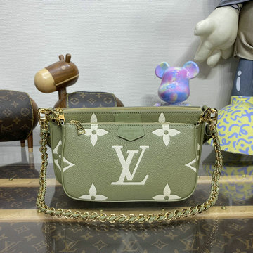 ルイヴィトン LOUISVUITTON 057-M22670 2023年最新入荷 ミュルティ ポシェット アクセソワール ショルダーバッグ ポーチ チェーンウォレット