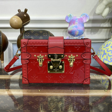 ルイヴィトン LOUISVUITTON 057-M40273R 2023年最新入荷 プティット マル トランクバッグ 斜め掛け ショルダーバッグ クロスボディバッグ スクエアバッグ