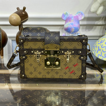 ルイヴィトン LOUISVUITTON 057-M45960 2023年最新入荷 プティット マル トランクバッグ 斜め掛け ショルダーバッグ クロスボディバッグ スクエアバッグ