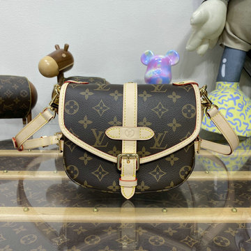 商品名称：ルイヴィトン LOUISVUITTON 057-M46740 2023年最新入荷 ソミュール BB ミニバッグ 斜め掛け ショルダーバッグ クロスボディバッグ モノグラムキャンパス