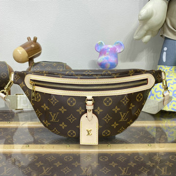商品名称：ルイヴィトン LOUISVUITTON 057-M46784 2023年最新入荷 High Rise バムバッグ ウェストバッグ ショルダーバッグ クロスボディバッグ モノグラムキャンパス