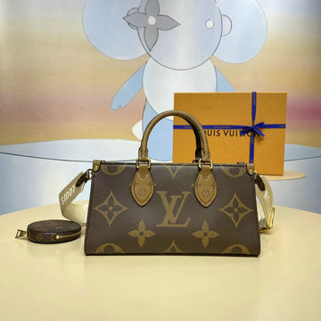 ルイヴィトン LOUISVUITTON 057-M46653 2023年最新入荷 オンザゴー EW ハンドバッグ トートバッグ ショルダーバッグ ショッピングバッグ