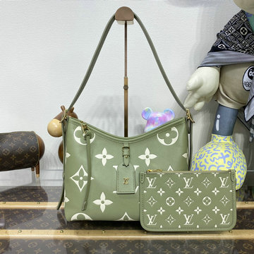 商品名称：ルイヴィトン LOUISVUITTON 057-M46672 2023年最新入荷 キャリーオール ジップ NM PM ホーボーバッグ ハンドバッグ ポーチ付き トートバッグ